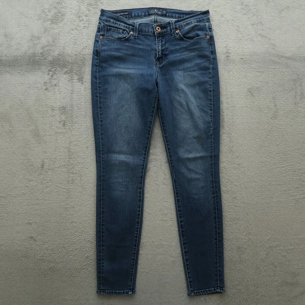 Lucky Brand Jeans Women's Size 6A Blue Low-Rise Brooklyn Skinny Denim 29